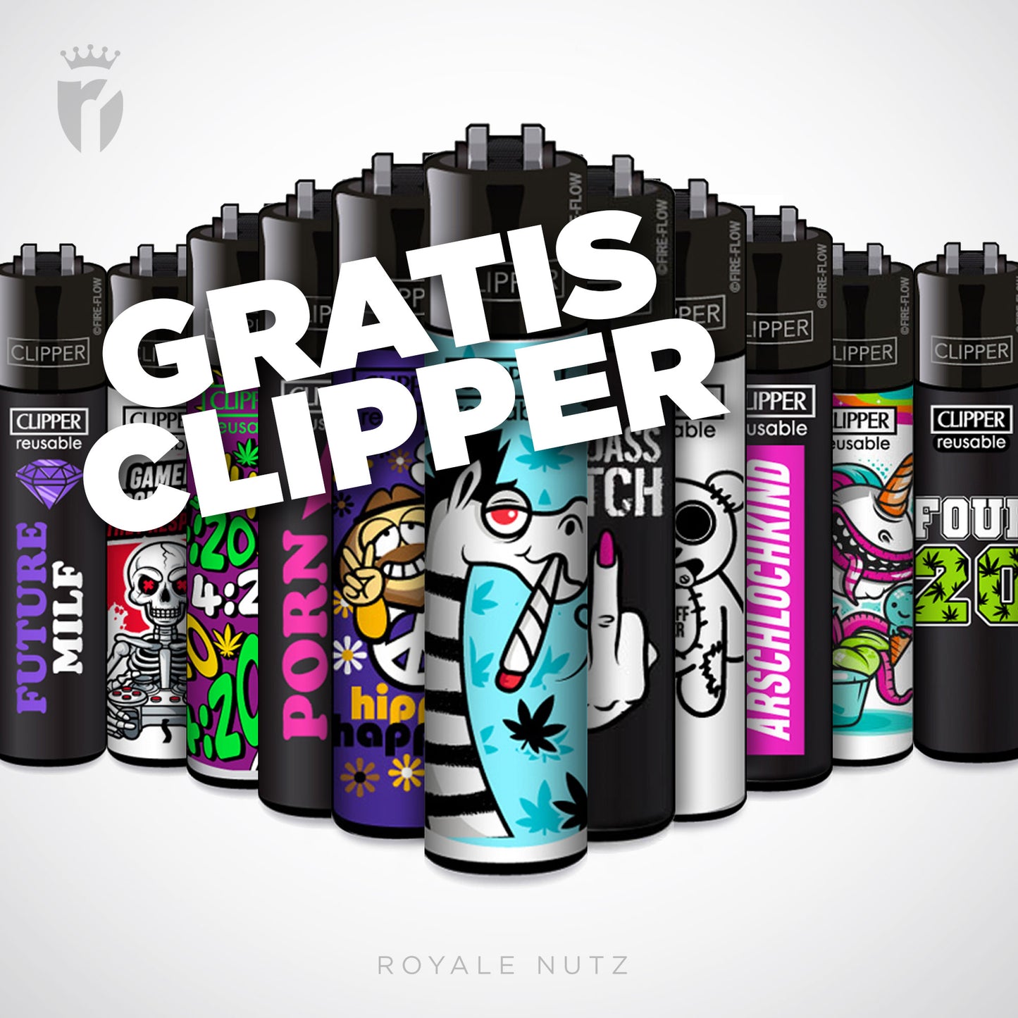 Humidor Glas mit Hygrometer + Boveda Pack & Clipper