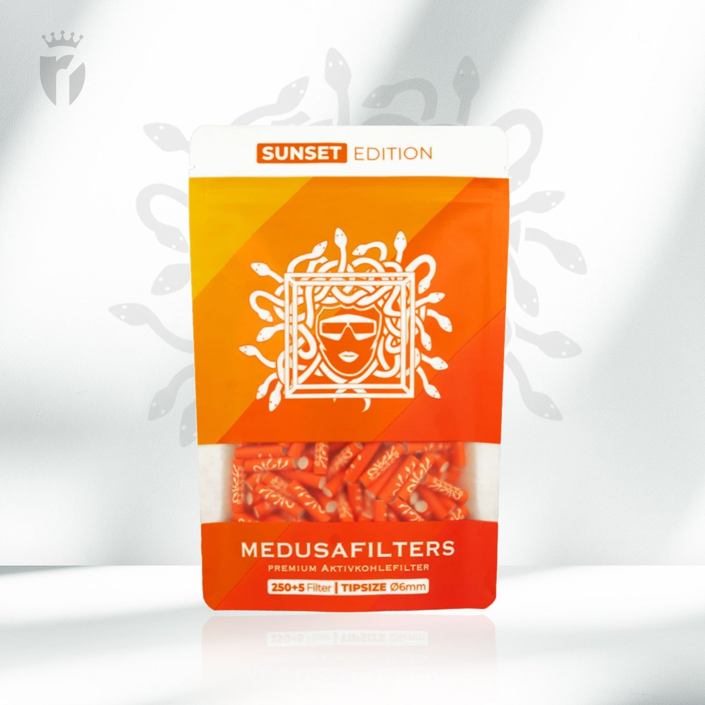Medusa - Aktivkohlefilter - Ø 6mm 250 stk. pro Beutel