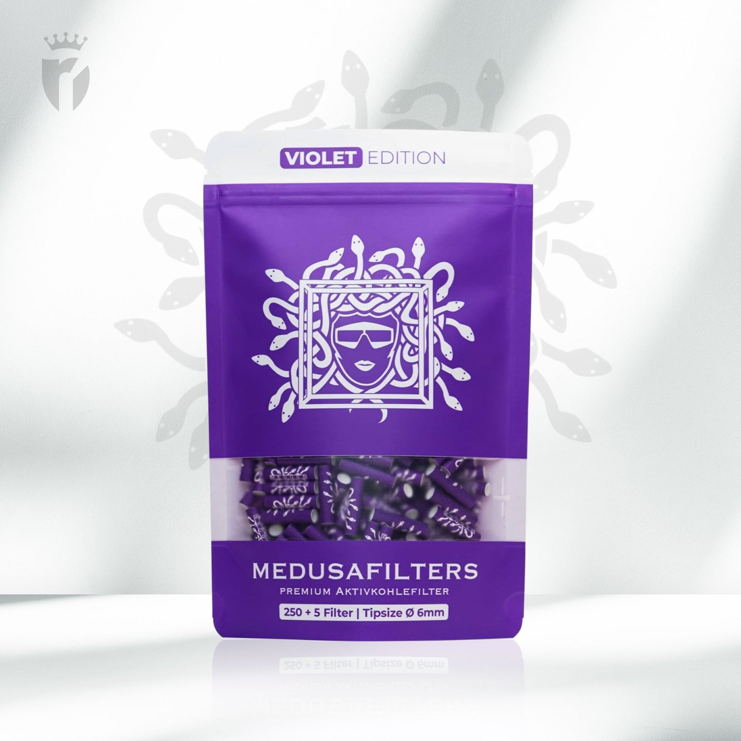 Medusa - Aktivkohlefilter - Ø 6mm 250 stk. pro Beutel