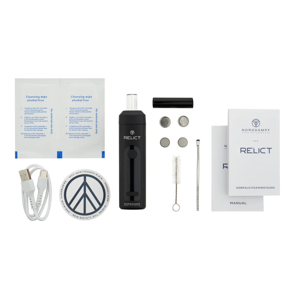 Norddampf Relict Vaporizer - Deep Black / Nordic Blue