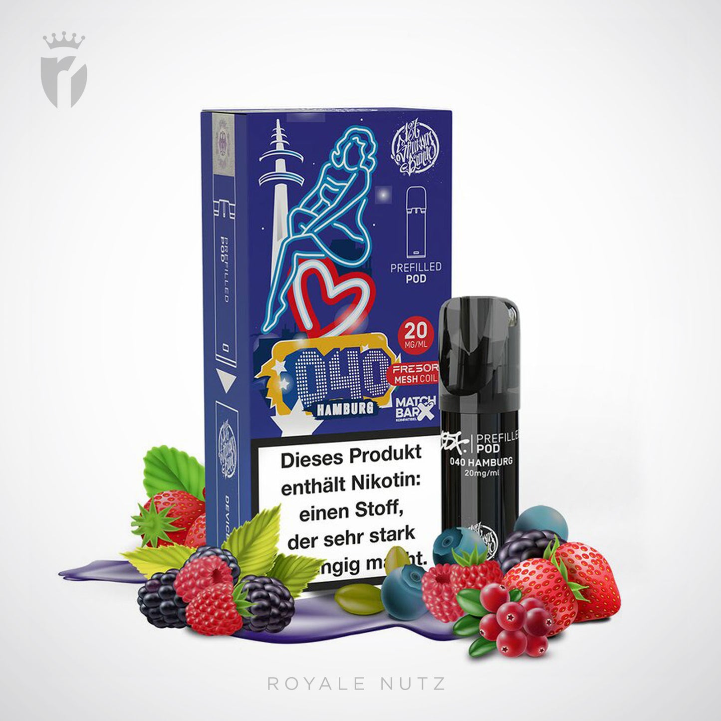 187 Strassenbande - Prefilled Pod - 040 Hamburg - 20mg/ml