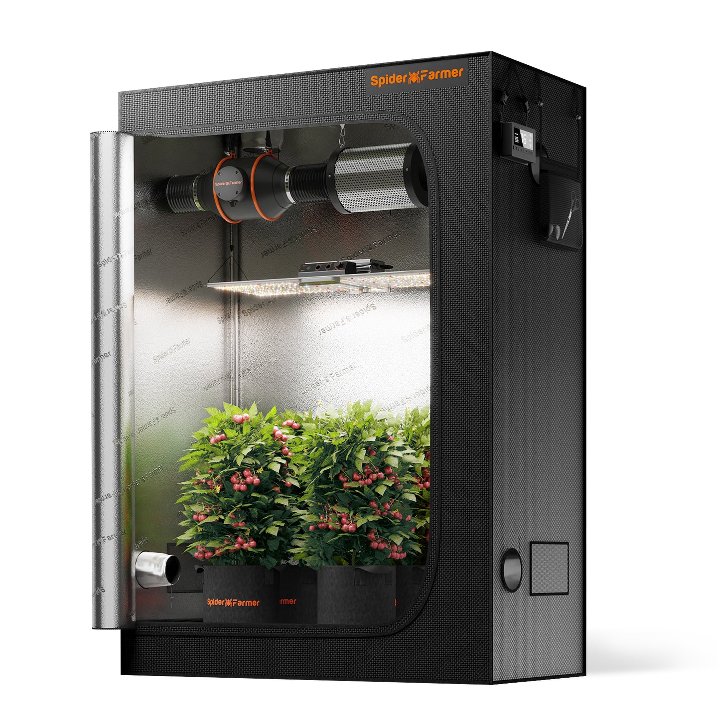 Spider Farmer 140x70x200cm Indoor Grow Zelt Hoch reflektierende Grow Box