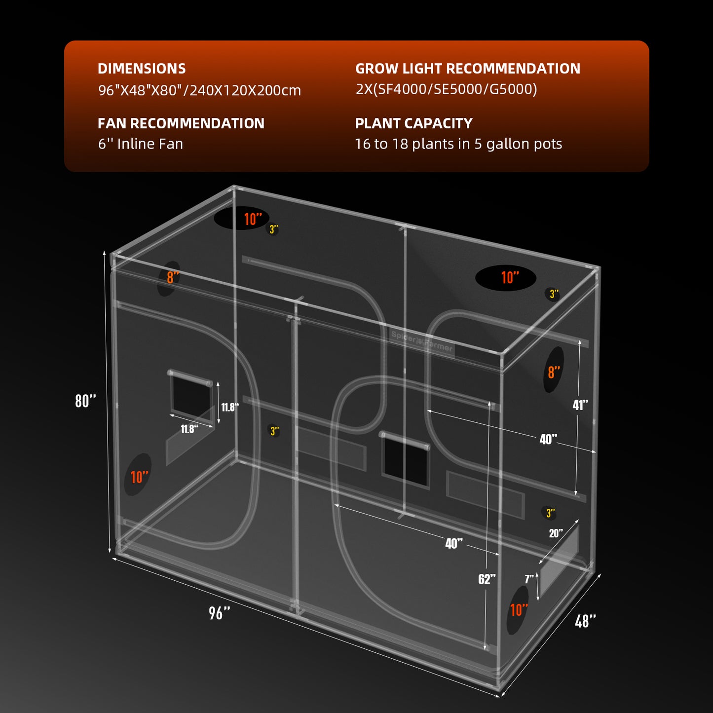 2xG5000-SET-CP 120x240x200cm