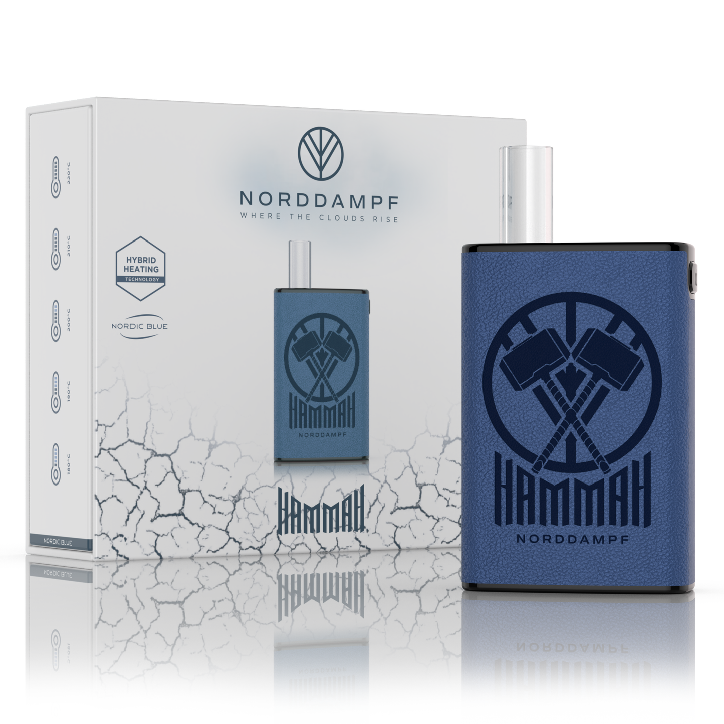 Norddampf HAMMAH Vaporizer - Deep Black / Nordic Blue