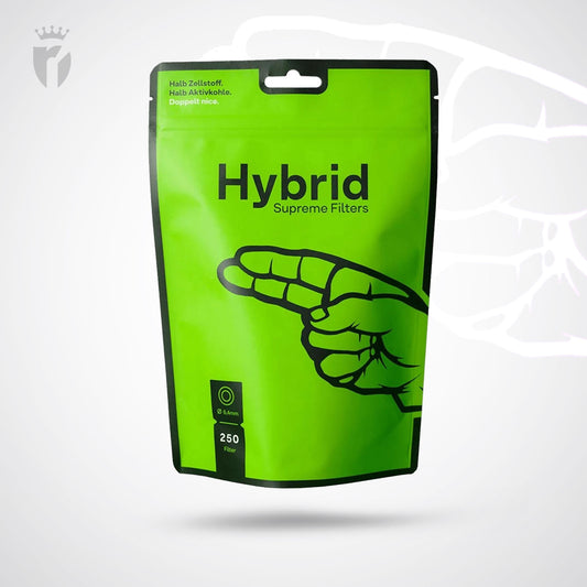 250er Packung Hybrid Supreme Aktivkohlefilter - 6.4mm Länge 30mm