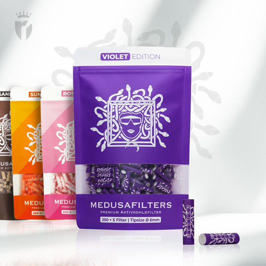 Medusa - Aktivkohlefilter - Ø 6mm 250 stk. pro Beutel
