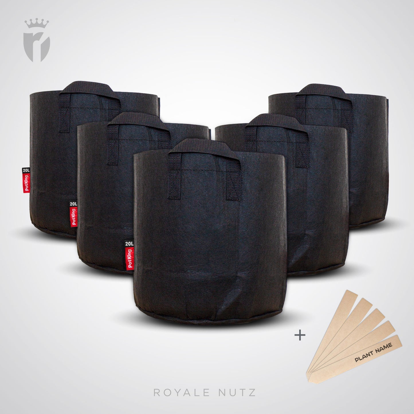 5er Pack Potking GrowBag Pflanzsäcke