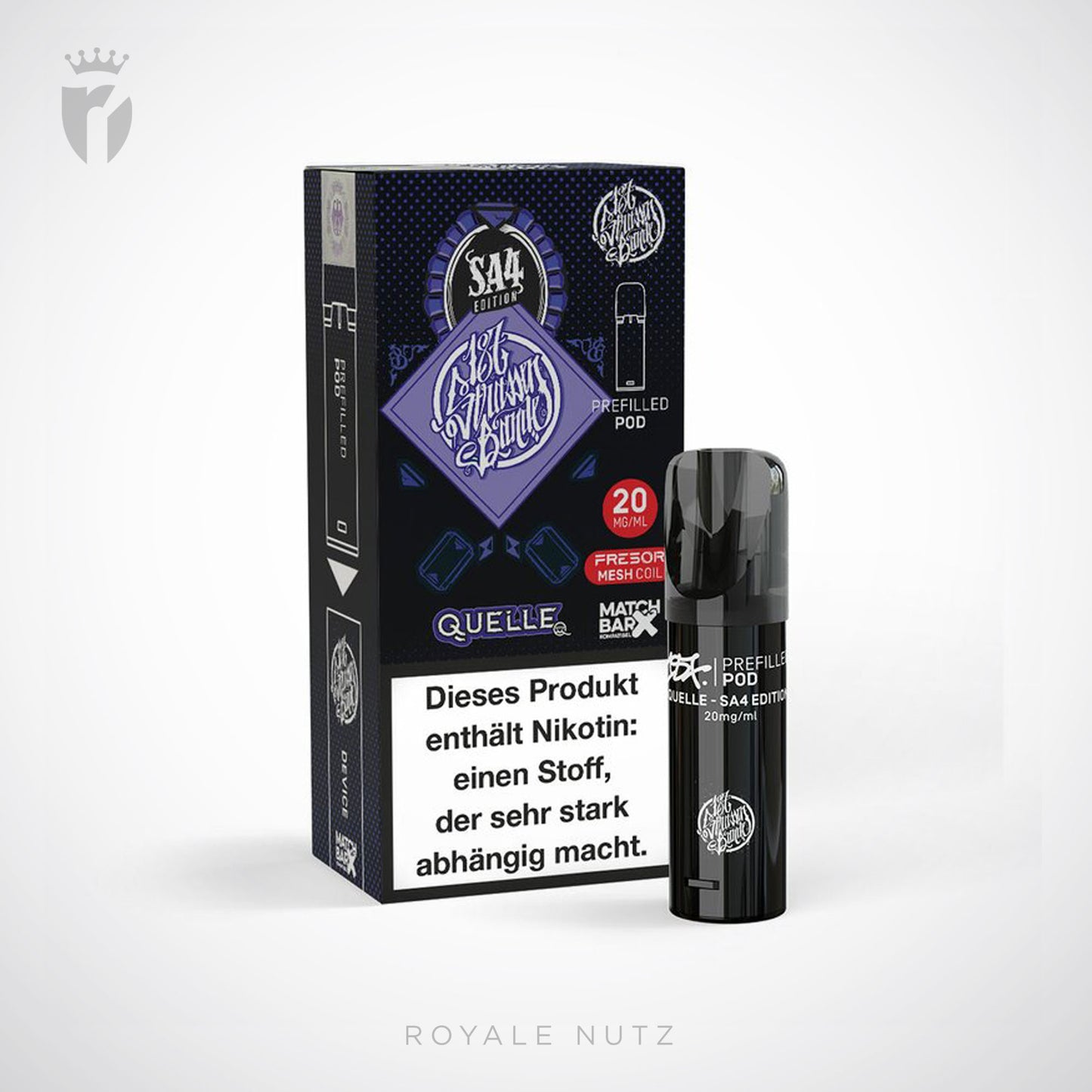 187 Strassenbande - Prefilled Pod - Quelle - SA4 Edition - 20mg/ml