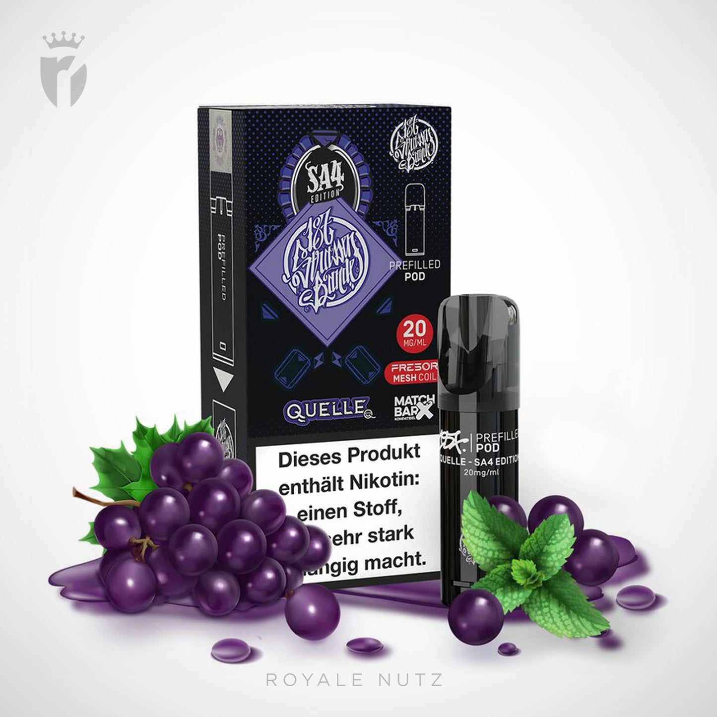 187 Strassenbande - Prefilled Pod - Quelle - SA4 Edition - 20mg/ml