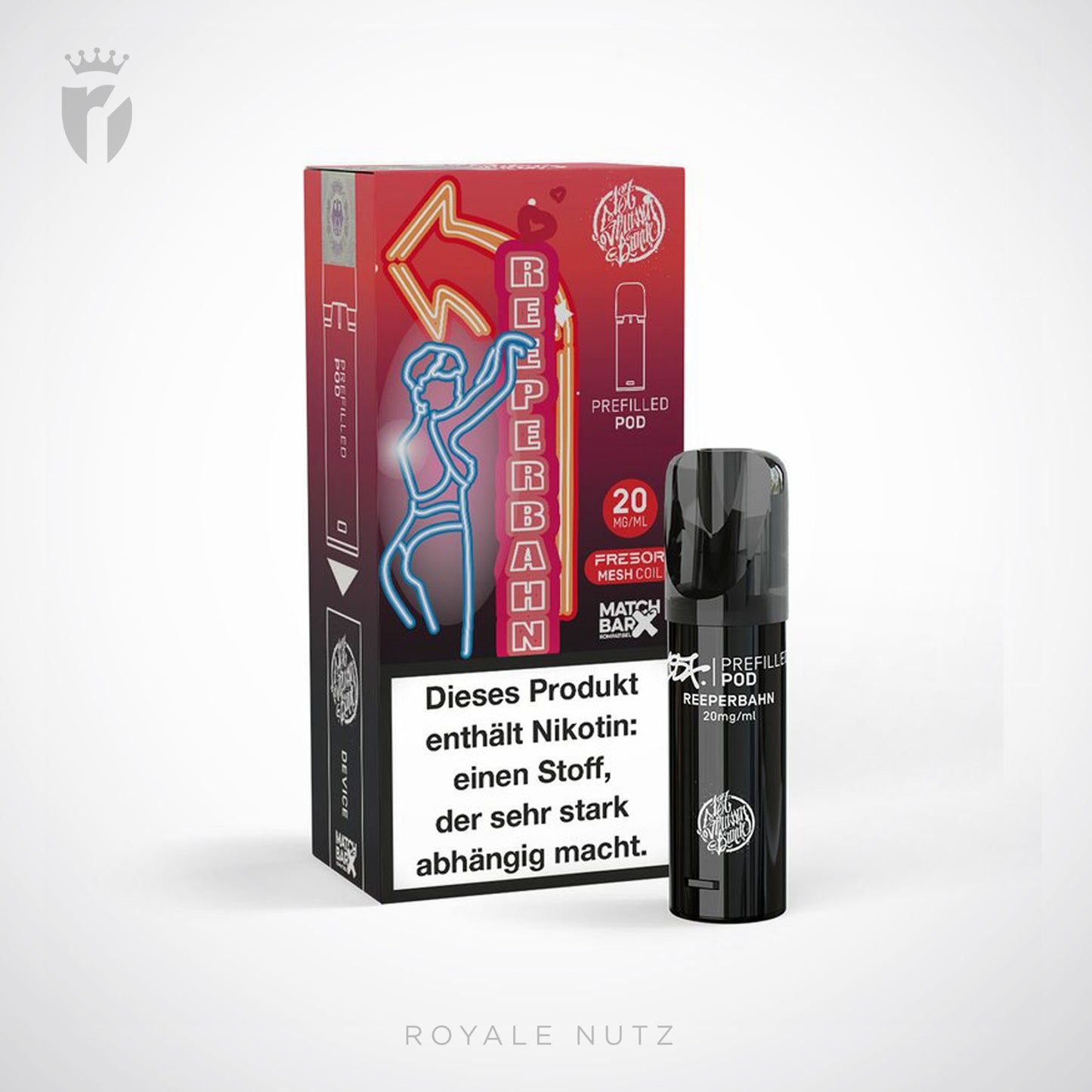 187 Strassenbande - Prefilled Pod - Reeperbahn - 20mg/ml