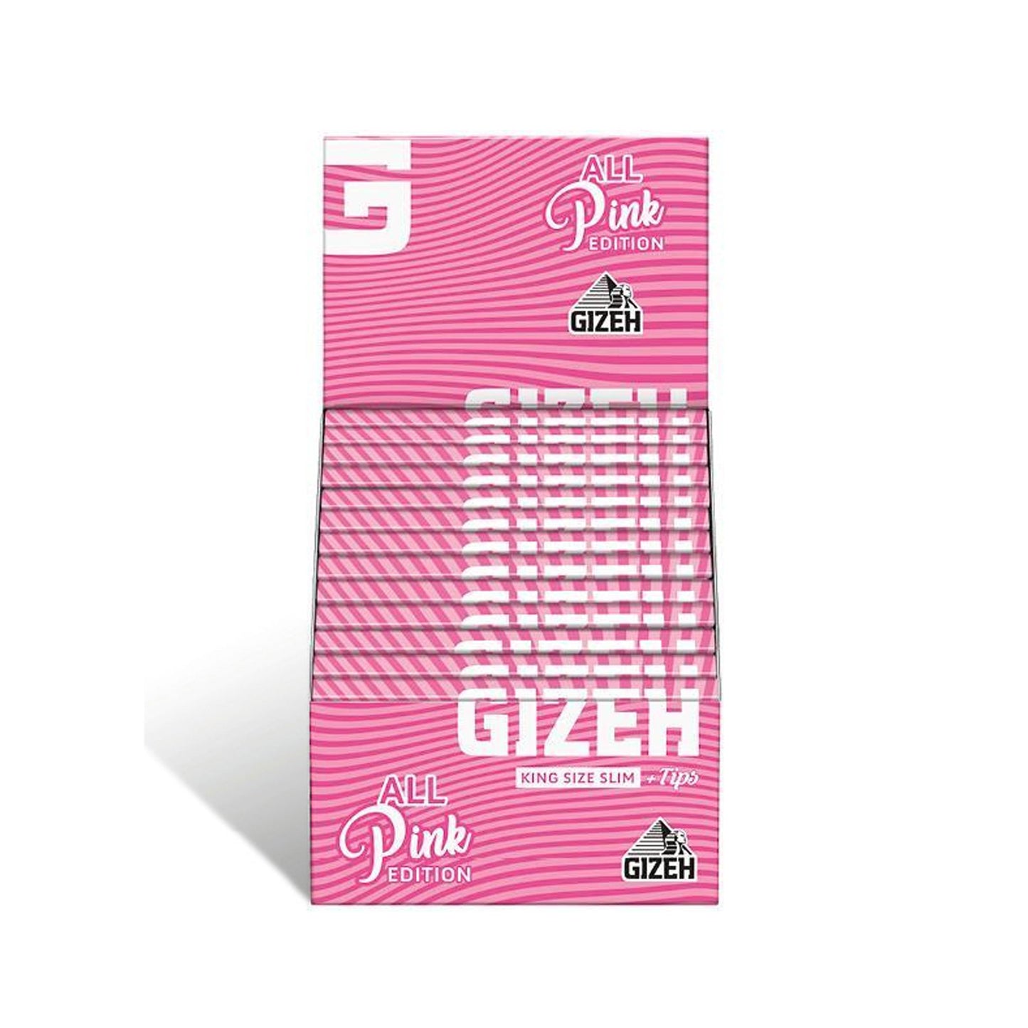 Gizeh All Pink King Size Slim + Tips