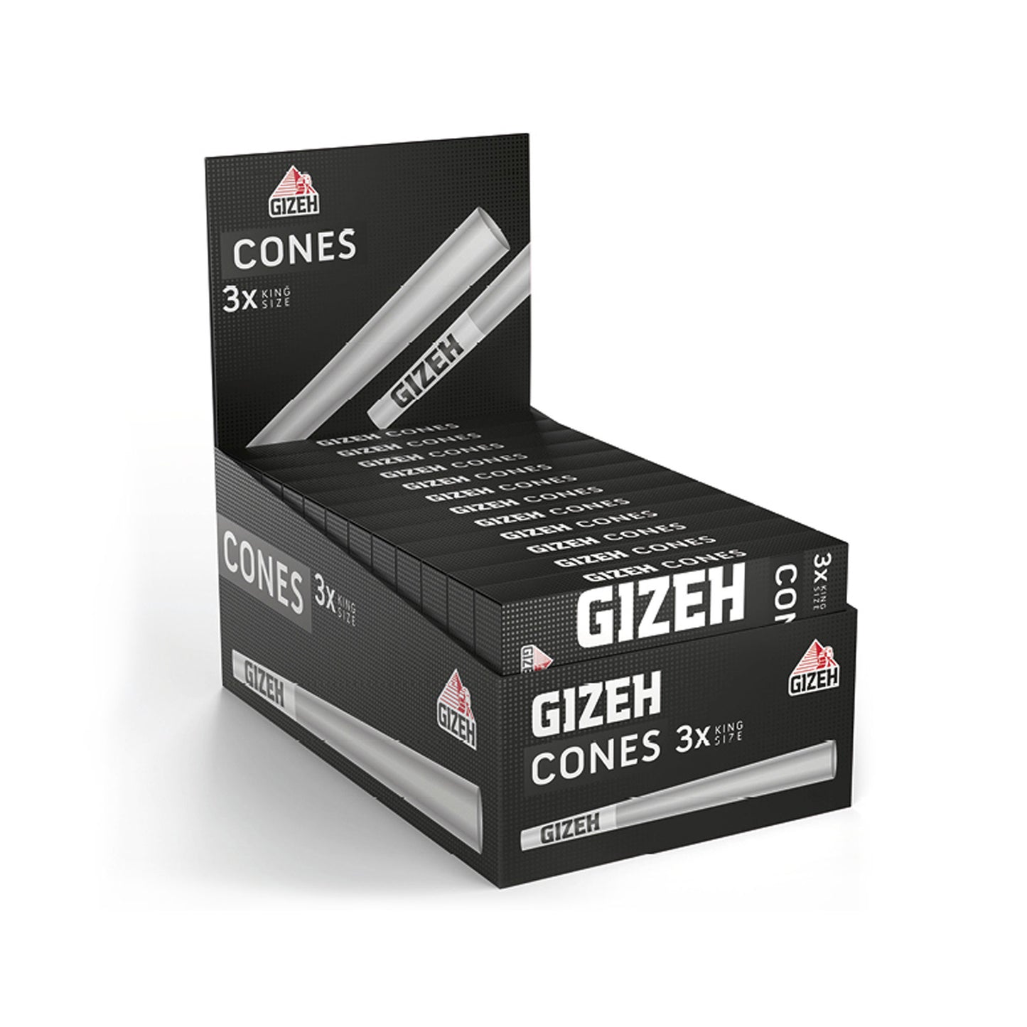 Gizeh Cones Black + Tip